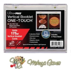 Ultra Pro Vertical Booklet Card Holder UV ONE-TOUCH Magnet + Stand