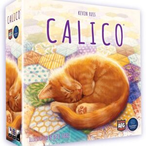 Calico Board Game Quilt Puzzle Cat