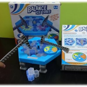 Balance Ice Cubes Save Penguin Trap Game