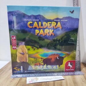 Caldera Park Board Game interactive puzzle boardgame