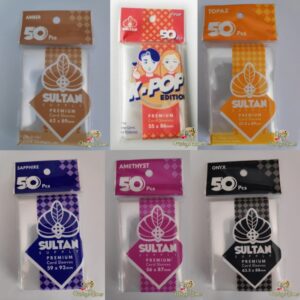 Sultan Sleeves Amethyst Topaz Amber Sapphire Onyx KPOP MTG Pokemon