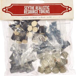 Scythe Realistic Resource Token Resources Board Game Miniatur