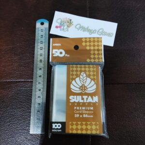 Sultan Amber 62mm X 89mm Board Game Sleeves Small 50pcs