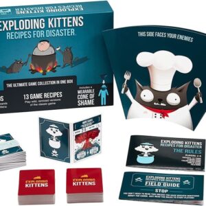 Exploding Kittens Recipes for Disaster - Party PushYourLuck Board Game