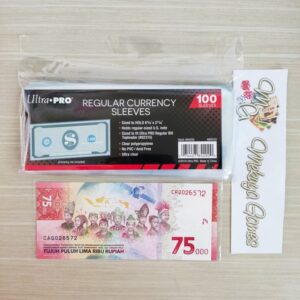 Ultra Pro Regular Currency Sleeves 157x68mm uang holtik FotoStrip KPOP