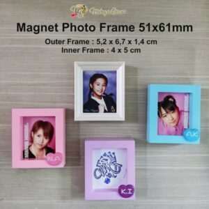 Magnet Photo Frame 51x61mm Foto 4x6 cm KPOP