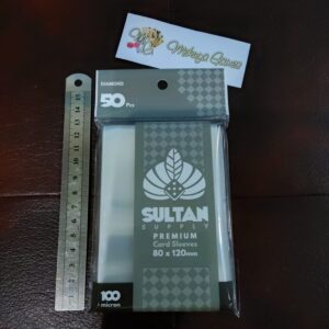 Sultan Diamond 80mm X 120mm (82 X 122) Board Game Sleeves 50pcs