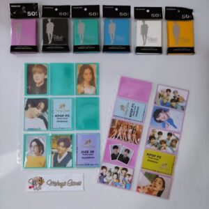 Bundle 9p 10p Sleeve Page Inner Sleeve Warna KPOP PC Photo Card TCG