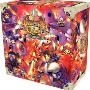 Arcadia Quest Fire Dragon Expansion Board Game