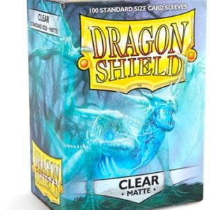 Dragon Shield Matte Clear Protective sleeves 100 count