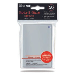 Ultra Pro 59mm X 92mm Standard European Board Game Sleeves 50ct