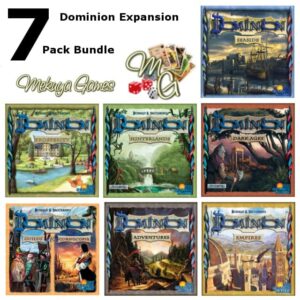 7 Dominion Expansion Pack Bundle Board Game - Empires, Hinterlands,..