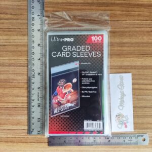 Ultra Pro Graded Card Resealable Sleeves 100 Plastik Seal Card Holder