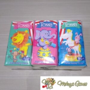 TESSA Tissue 1 PAK ISI 6 travel pack 10 lembar 3ply