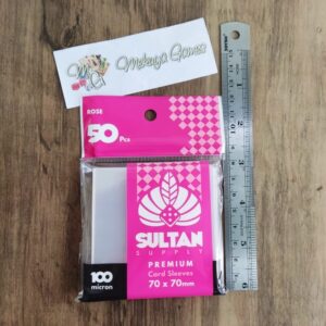 Sultan Rose 70mm X 70mm (72X72) Board Game Sleeves Square Small 50pcs