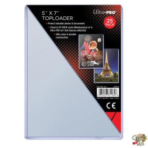 Ultra Pro 5x7" Toploader 5R Foto Postcard Casing Frame