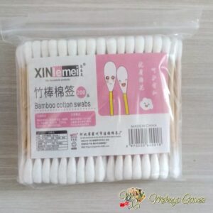 Bamboo Wood Cotton Bud isi 100