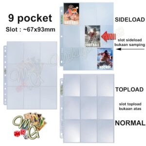 Ultra Pro 9Pocket Platinum Page 63x88mm Pokemon Magic K-Pop Sport Card