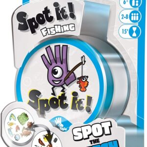 Spot It! Fishing Matching Card Board Game 5 in 1 Minigame Edukatif