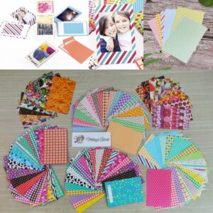 Paper Photo Frame Masking Sticker Film Skin Pattern Motif Mix Color