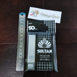 Sultan Onyx 63.5mm X 88mm (61 X 91) Board Game Sleeves Standard 50pcs