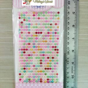 Sticker Small Half-Pearl Mutiara Mote Payet Tempel Deco Case