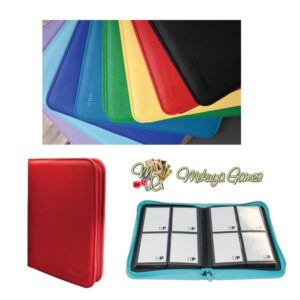 UltraPro Vivid 4-Pocket Zippered Binder 160 Album Kartu Ritsleting