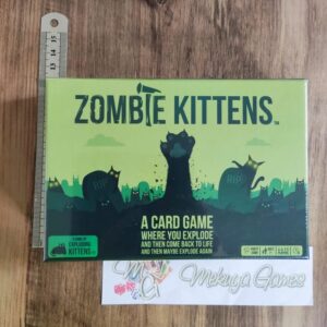 Zombie Kittens Card Game Kartu Exploding Kittens Push Your Luck