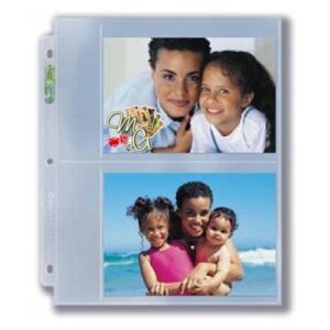 Ultra Pro 2p 5x7 Photo Page A4 5R 127x178mm Album Foto Card Sleeve