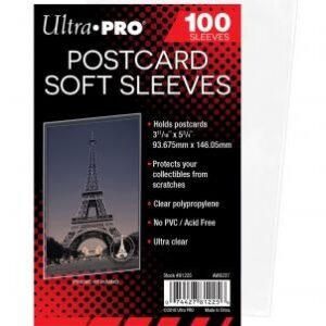 Ultra Pro Postcard Soft Sleeves 95x145mm isi 100 Plastik KPOP Koleksi