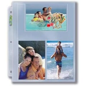 Ultra Pro 3p 4x6 Photo Page A4 4R 102x152mm Album Foto Card Sleeve