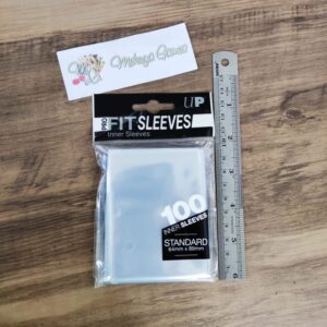 Ultra Pro Standard Pro-Fit Transparent Clear Sleeves (Inner Sleeves)