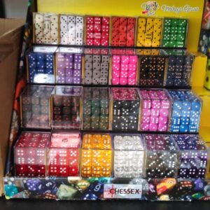 Chessex 12mm d6 Dice Block isi 36 dadu