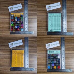 Chessex Dice Color Reference Packet Mix Dadu