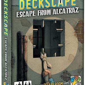 Deckscape Escape from Alcatraz Card Game solo kooperatif puzzle kartu