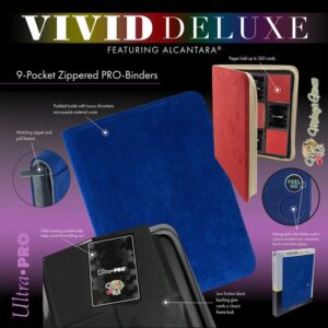 Ultra Pro Vivid Deluxe 9-Pocket Zippered PRO-Binder Album 360 Kartu