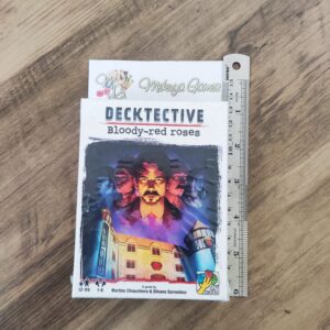 Decktective - Bloody-Red Rose Board Game Deduction Puzzle Coop