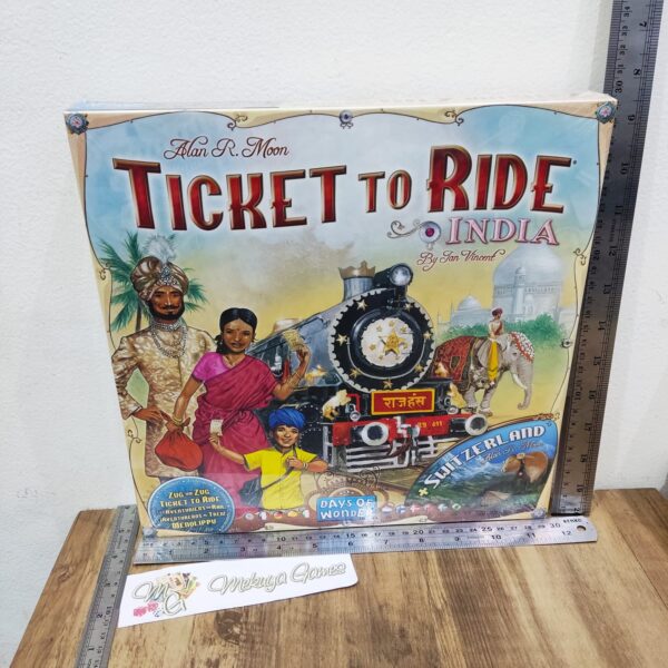 Ticket to Ride Map Collection 2 India Switzerland Board Game