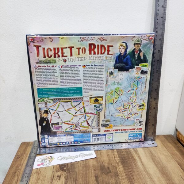 Ticket to Ride Map Collection 5 United Kingdom Pennsylvania Board Game - Image 2