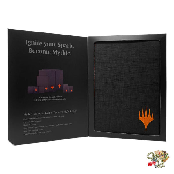 Ultra Pro Mythic Edition 4-Pocket Zippered PRO-Binder for Magic TCG 160 PRO-Binder Kartu Ritsleting Album