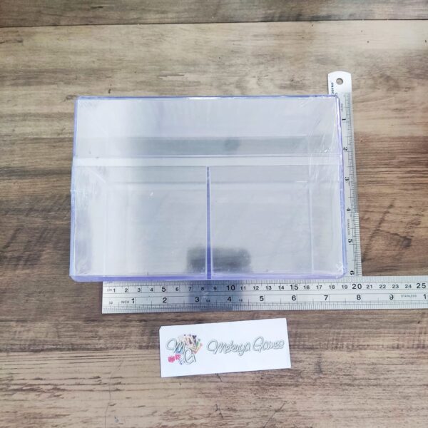Ultra Pro stackable 2-Piece 2-Compartment Clear Card Box Magnetic Case Snap Toploader Box Deck Box 300 kartu Pokemon MTG TCG Sport Kotak Kartu Foto 2R KPOP - Image 4