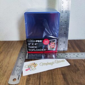 Ultra Pro 3x4inch Clear Thick 100pt Toploader 25ct TCG Sport Pokemon MTG Card Case