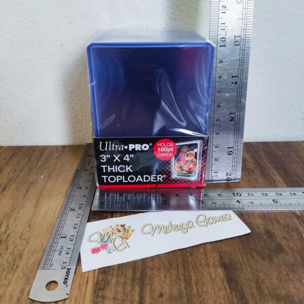 Ultra Pro 3x4inch Clear Thick 100pt Toploader 25ct TCG Sport Pokemon MTG Card Case