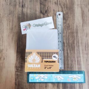 Sultan 40pt Clear Premium Toploader 3x4inch 25ct