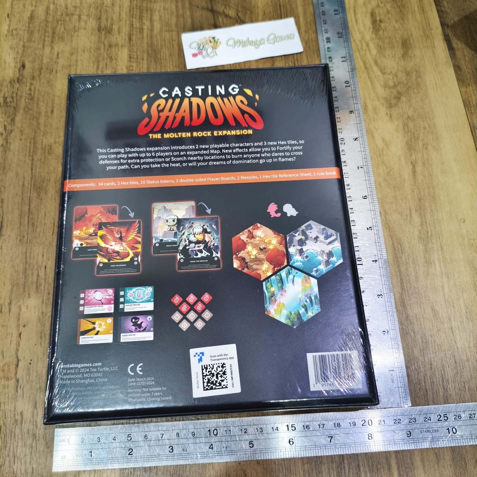 Casting Shadows The Molten Rock Expansion Board Game - Image 2