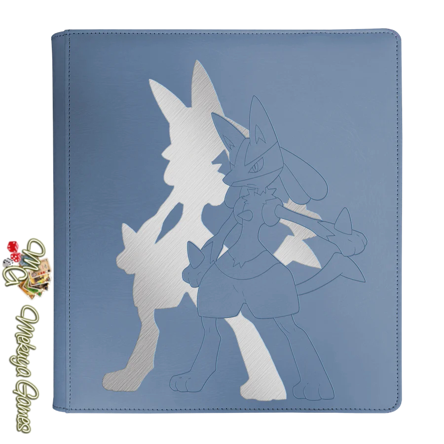 Ultra Pro Elite Series Lucario 12-Pocket Zippered PRO-Binder Pokemon 480 Sleeve Album Kartu TCG MTG - Image 3