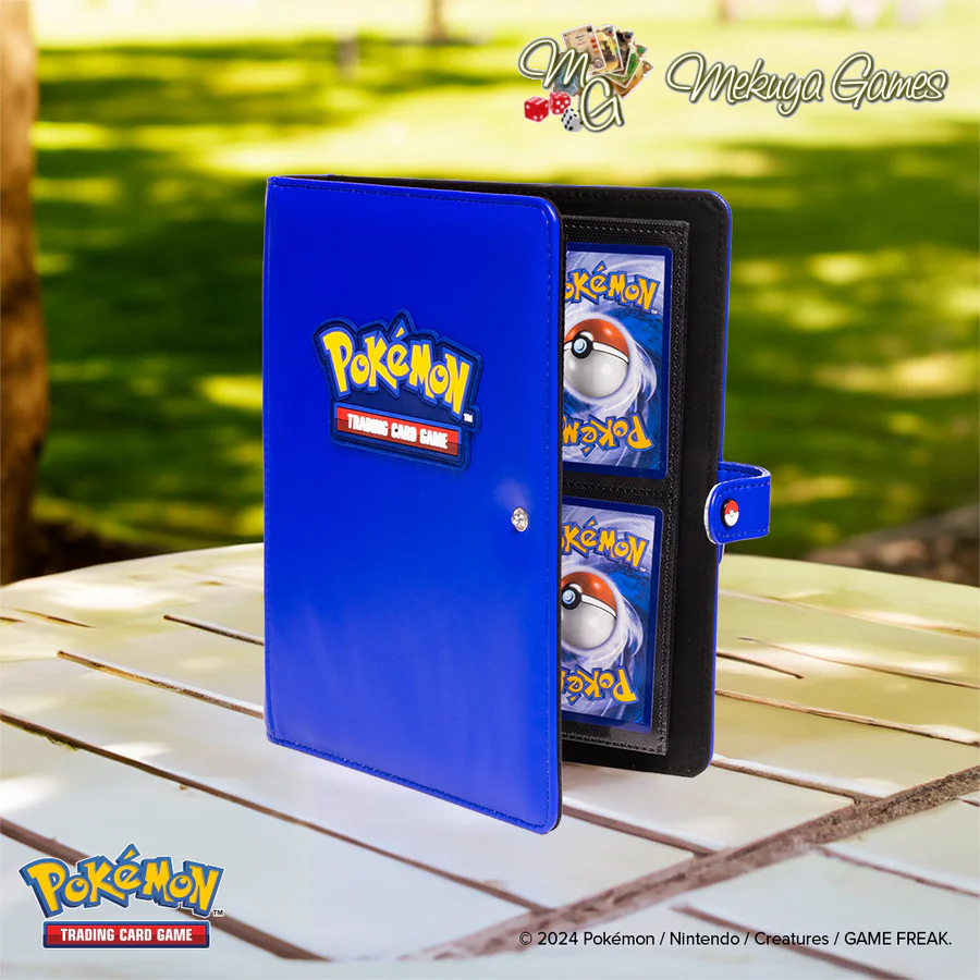 Ultra Pro Premium 4-Pocket Snap Binder Pokemon A5 Zippered 160 Kartu Koleksi 2x2 Ritsleting Album - Image 2